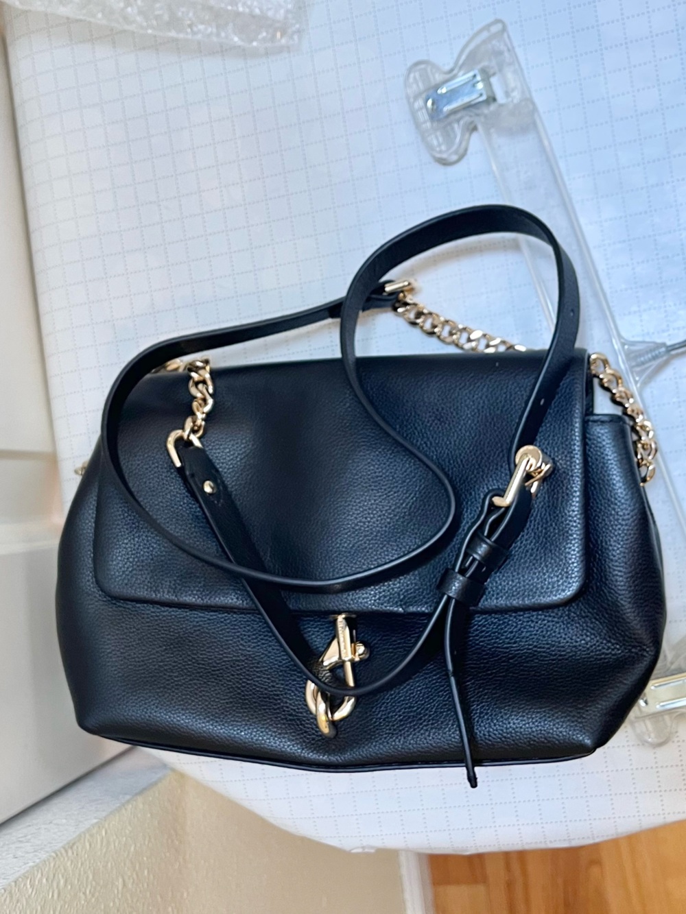 Authentic Rebecca Minkoff leather flap crossbody bag - Picture 15 of 16
